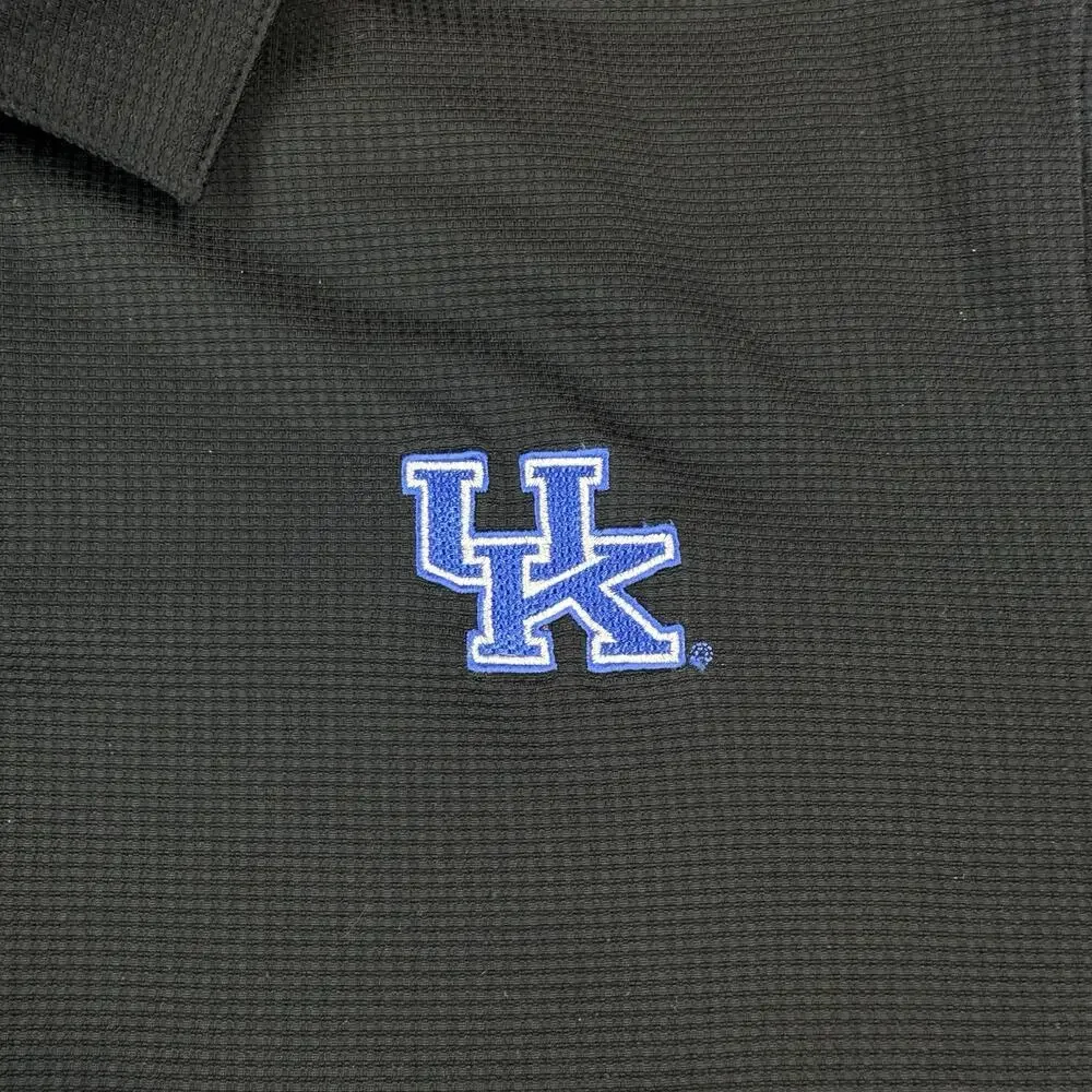 Nike Team Kentucky Wildcats Polo Shirt Men’s XXL Blue Black Sports Wear College